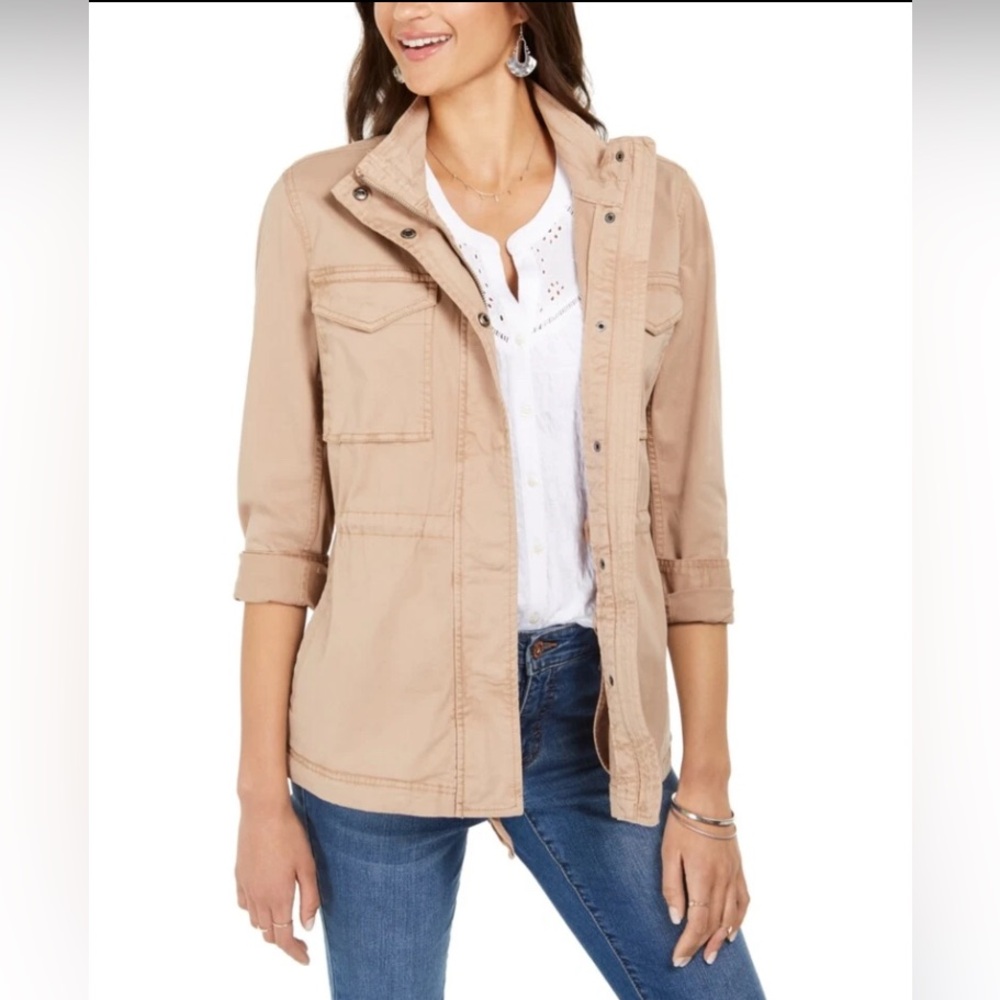 Style & Co Utility Jacket Size PS
